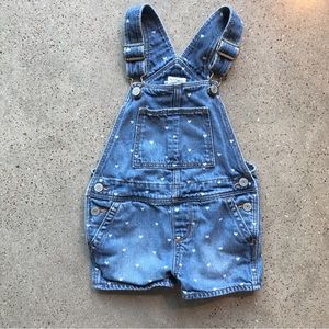 Gap kids shortalls heart 3T